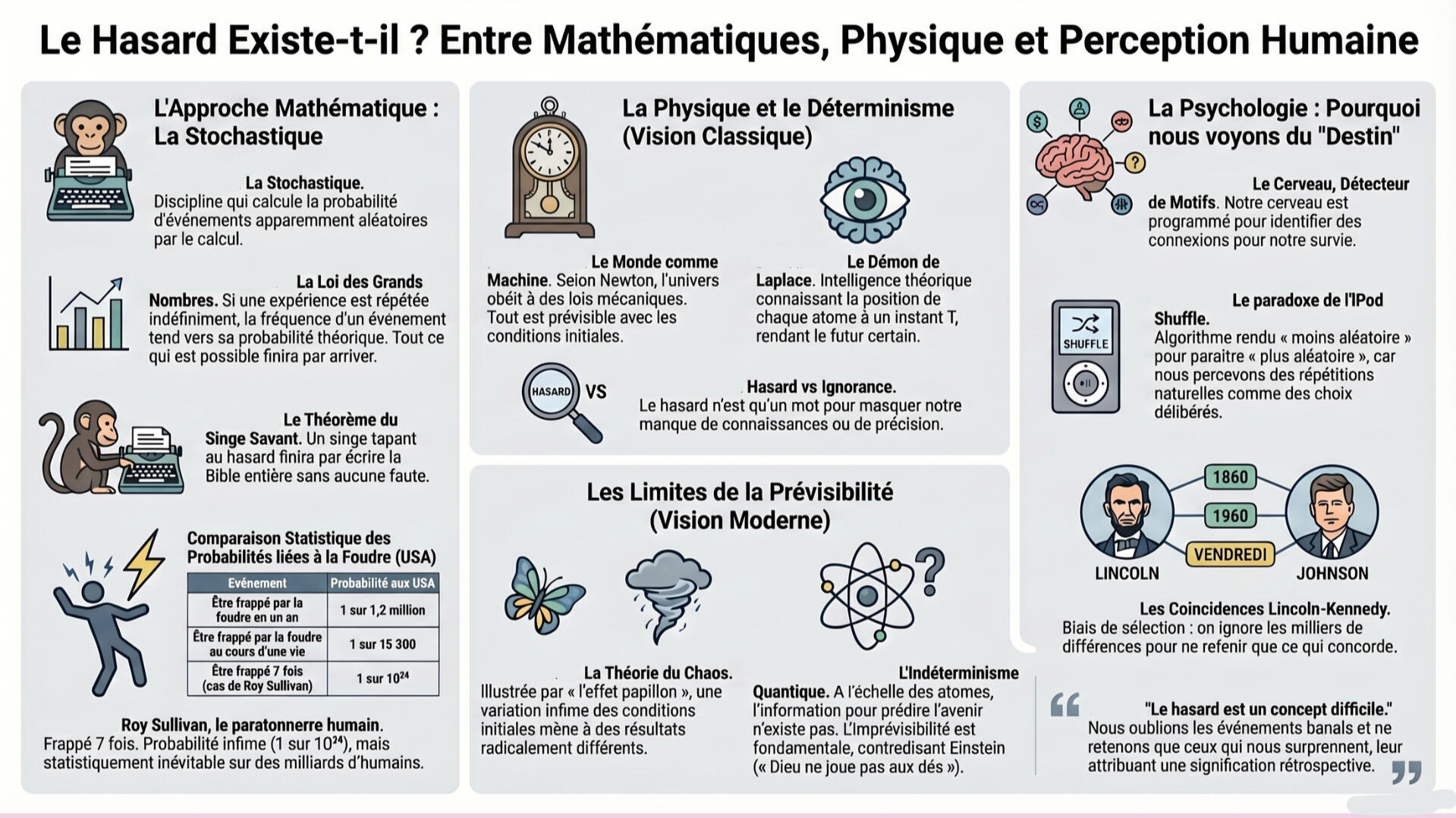 La notion de hasard